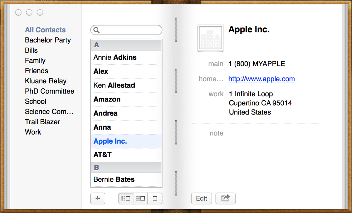 AddressBook
